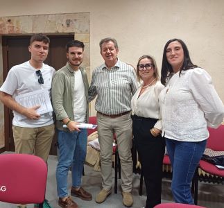 Cinco peñarandinos en el Curso de Formación de Cofrades