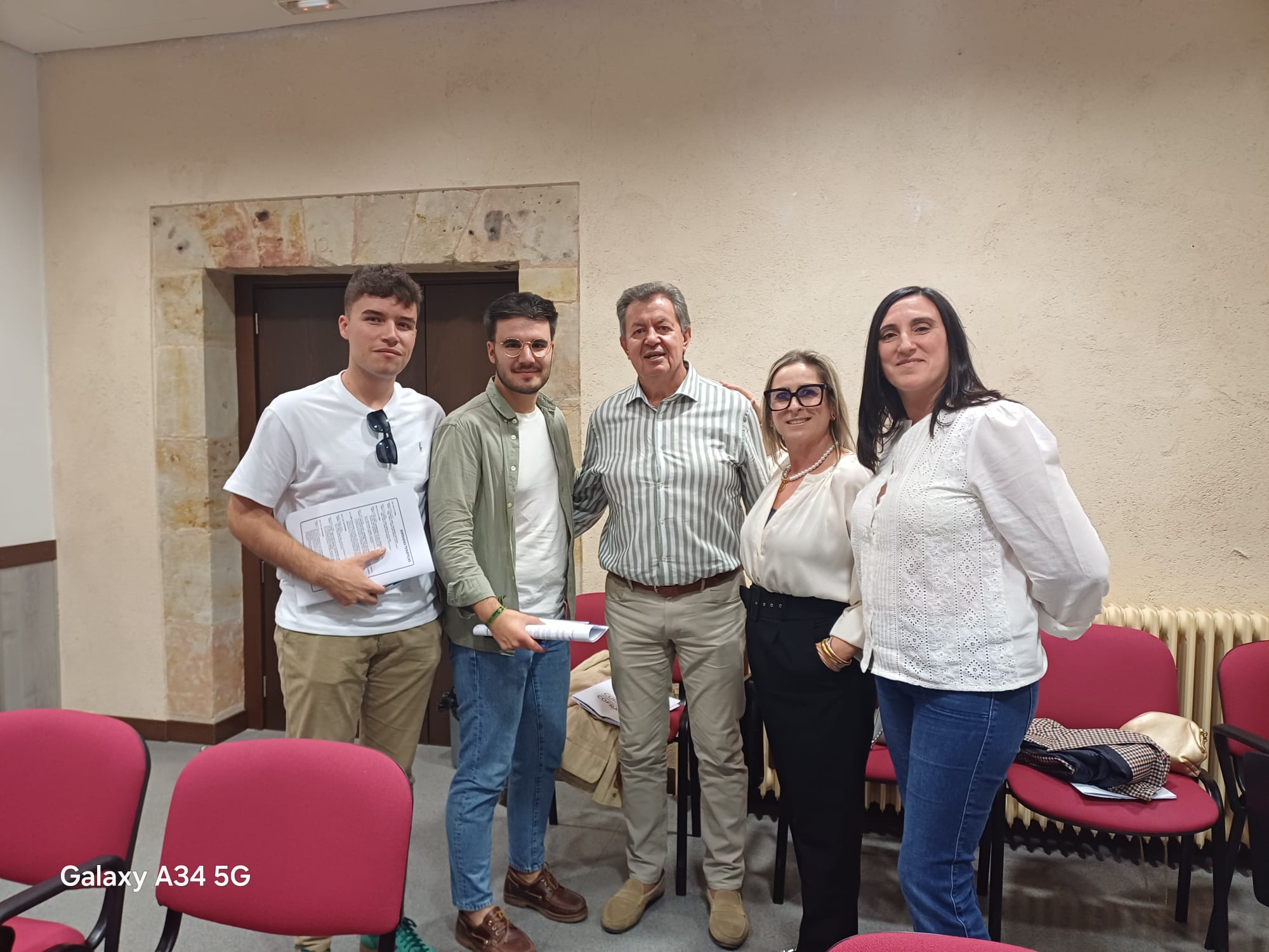 Cinco peñarandinos en el Curso de Formación de Cofrades